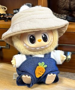 Carrot set (khaki hat + T-shirt + overalls)
