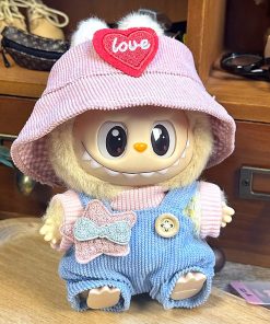 Little Star set (heart hat + T-shirt + overalls)