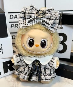 White Chanel-style set (headpiece + top + bow tie)