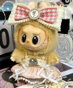 Pink Little Paris set (headpiece + spaghetti strap dress)